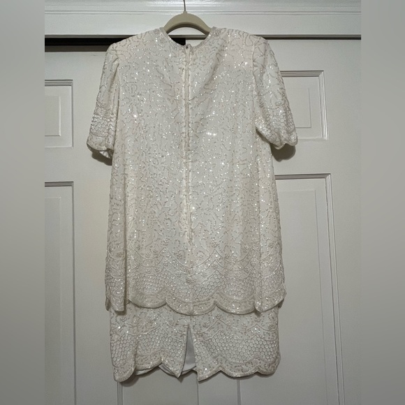 NWT Vintage sequin beaded dress - Picture 2 of 9